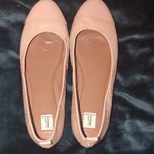 Ellen Degeneres Pink Flats Minimalist Design